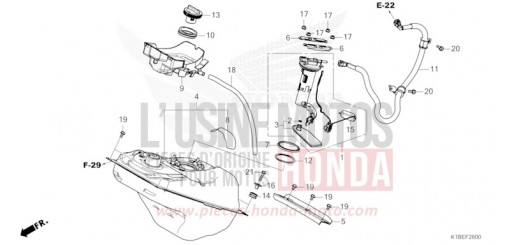 FUEL TANK NSS350AR de 2024